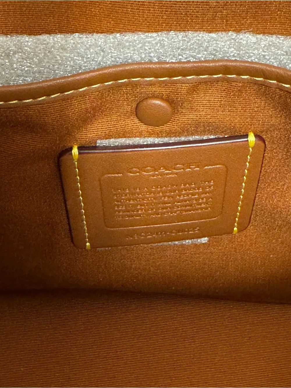 Coach Legacy Leather carryall tan and saddle